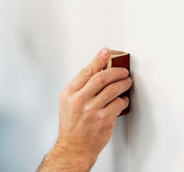 Blænde dør: Slib overgangen forsigtigt Blænde dør: Slib overgangen forsigtigt